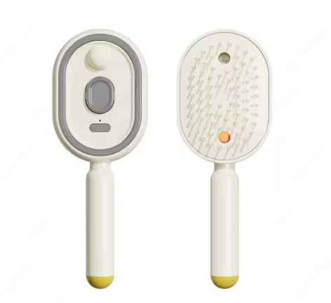 Cepillo Eléctrico Masajeador para el Cabello con Rociador de Aceites Esenciales y Tecnología de Autolimpieza