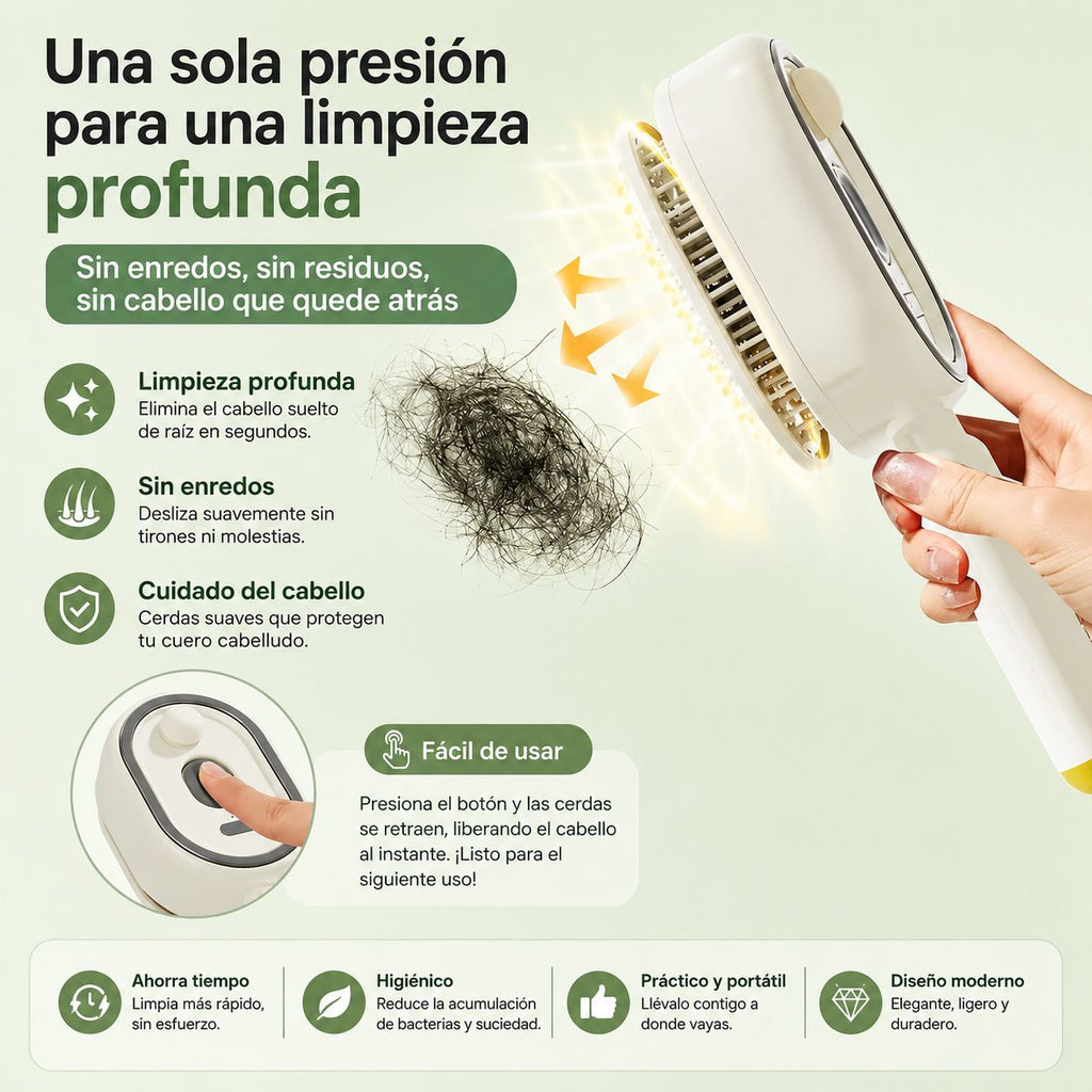 CEPIZ — Cepillo Eléctrico Masaje & Spray 4-en-1